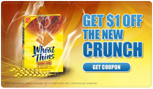 $1/1 Wheat Thins Flavored Coupon