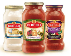 New Bertolli Pasta Sauce Coupons