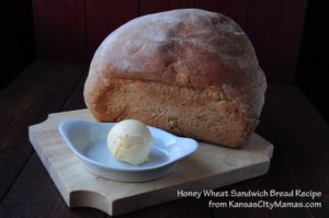 Honey Wheat Sandwich Bread Recipe