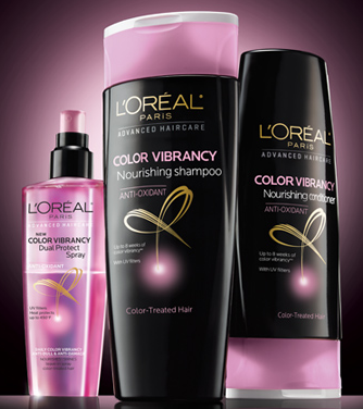 Free Sample of L'Oreal Color Vibrancy Hair Care