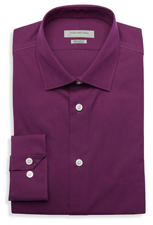 Men Purple Dress Shirt