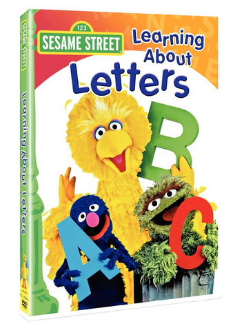 Sesame Street Learning About Letters DVD