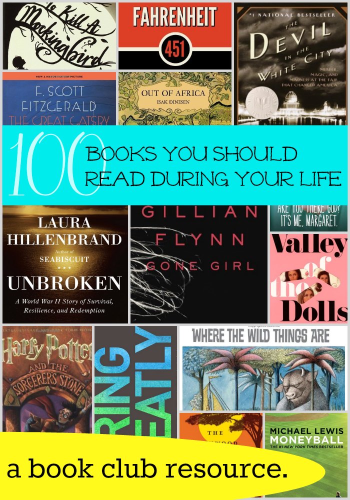 100 Books You Should Read During Your Life | KansasCityMamas.com