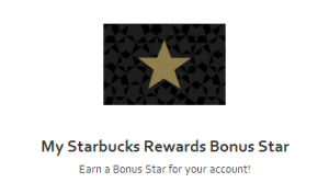Starbucks Bonus Star