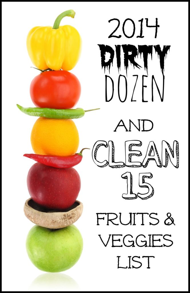 Ever wonder which fruits and veggies you are suppose to buy organic? Here is a list of the 2014 Dirty Dozen and Clean 15 Fruits and Vegetables...why spend more for organic when you can save with conventional.