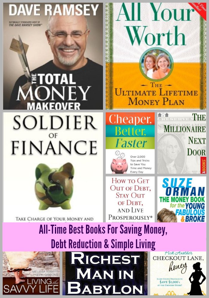 Best Books For Saving Money Debt Reduction Simple Living | KansasCityMamas.com