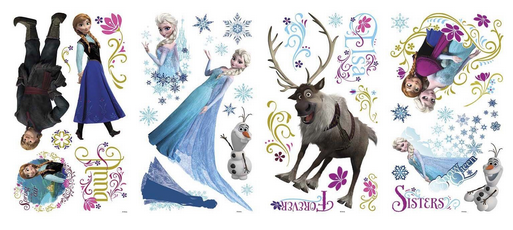 Frozen Peel and Stick Wall Decals