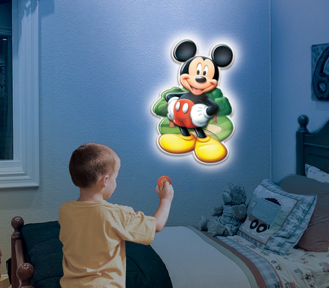 Uncle Milton Wall Friends Mickey Mouse
