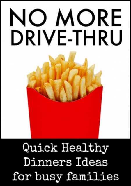 Tired of going through the drive-thru after kid's activities? Promise that this year will be better? Use these quick and healthy dinner ideas and keep your budget and your waist in check this year.